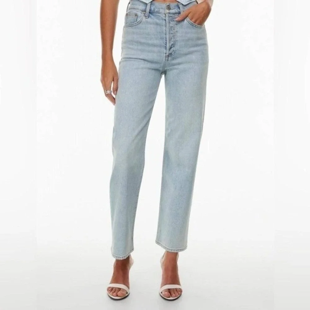 Aritzia The Arlo High Rise Straight Jeans Sz 28‎